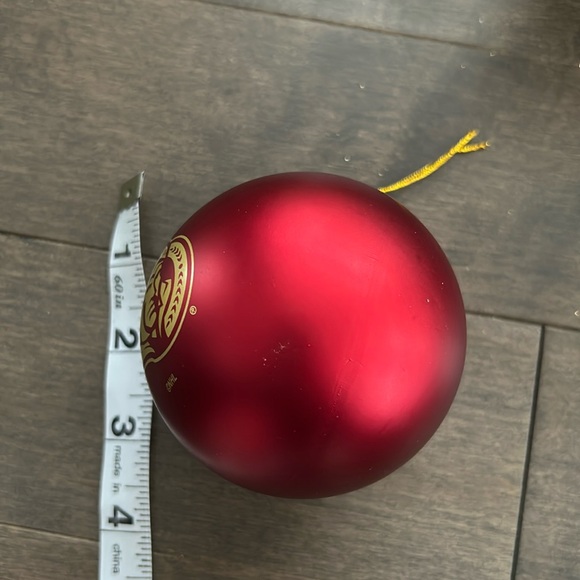 NHL Ottawa Senators Red Gold Hanging Christmas Ornament, Holiday Decor, Tree - Picture 4 of 4